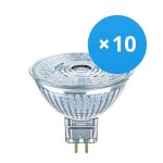 Confezione Multipack 10x Ledvance Performance Faretti LED Riflettore GU5.3 MR16 5W 345lm 36D - 930 Luce Calda | Miglior resa cromatica - Dimmerabile - Sostitutiva 35W