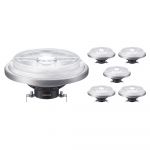 Confezione Multipack 6x Philips MASTER LEDSpot G53 AR111 10.8W 620lm 24D - 930 Luce Calda | Miglior resa cromatica - Dimmerabile - Sostitutiva 50W