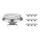 Confezione Multipack 10x Noxion Faretti LED G53 AR111 11.7W 800lm 24D - 930 Luce Calda | Miglior resa cromatica - Dimmerabile - Sostitutiva 75W