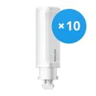 Confezione Multipack 10x Philips Corepro PL-C LED 4.5W 475lm - 830 Luce Calda | Sostitutiva 13W